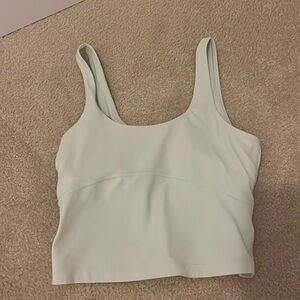 Light mint green aritzia copped athletic top